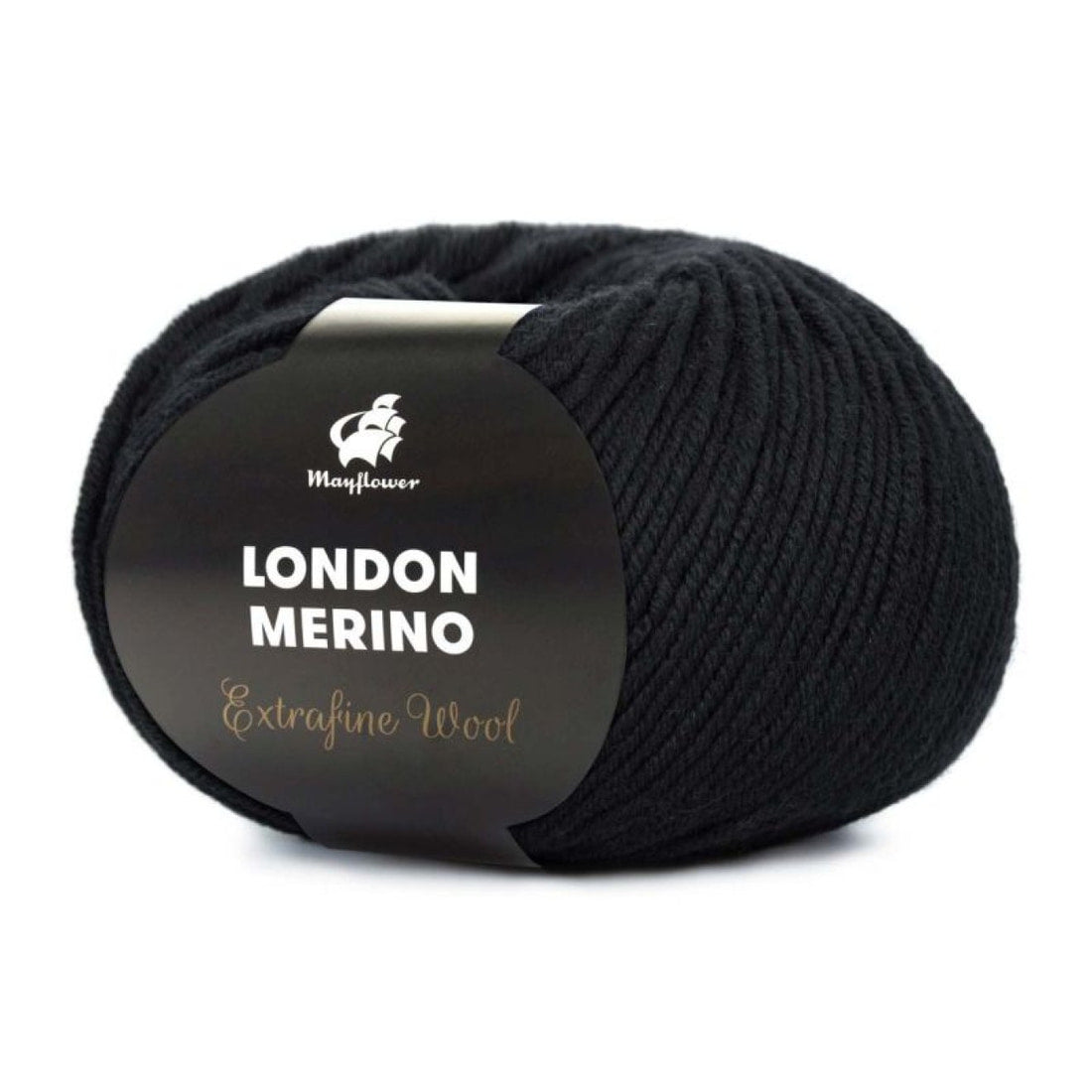 London Merino von Mayflower | 50g – 040 schwarz