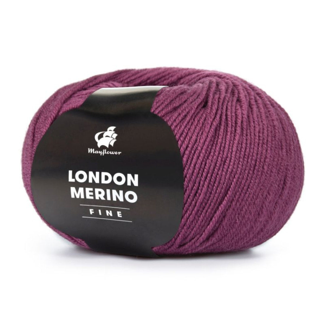 London Merino Fine von Mayflower | 50g – 014 victoria-pflaume