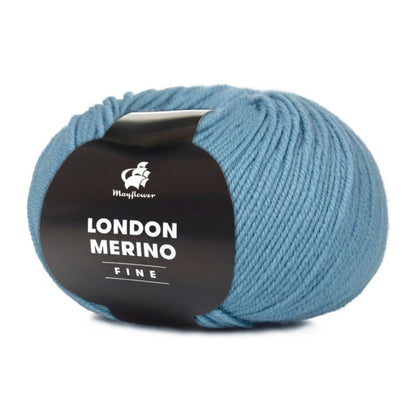 London Merino Fine von Mayflower | 50g – 035 surferblau