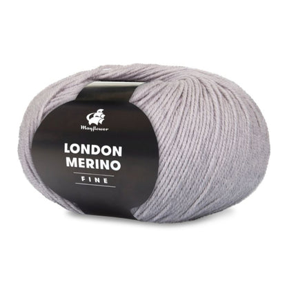 London Merino Fine von Mayflower | 50g – 036 hellgrau