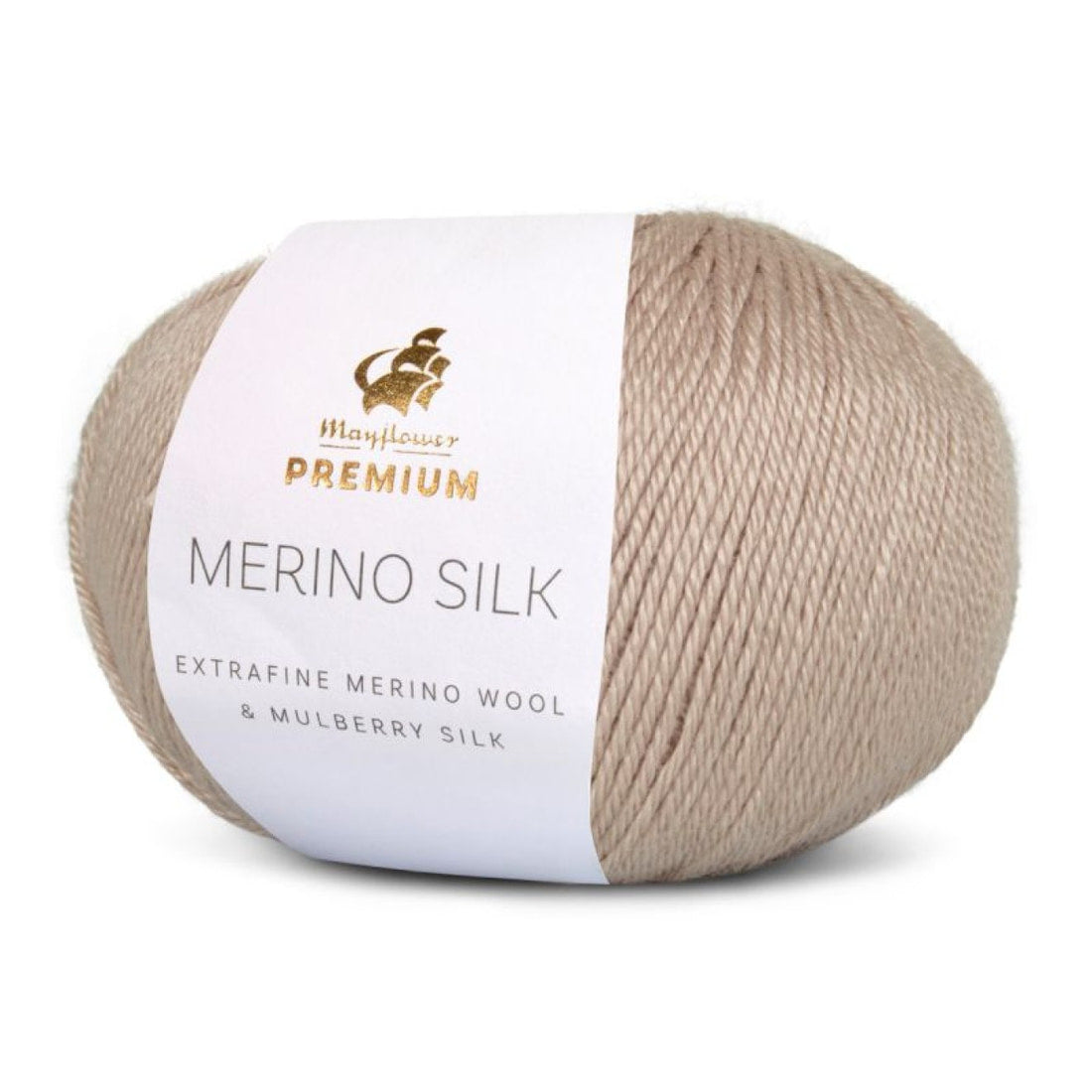Premium Silk Merino von Mayflower | 25g – 003 heller sand