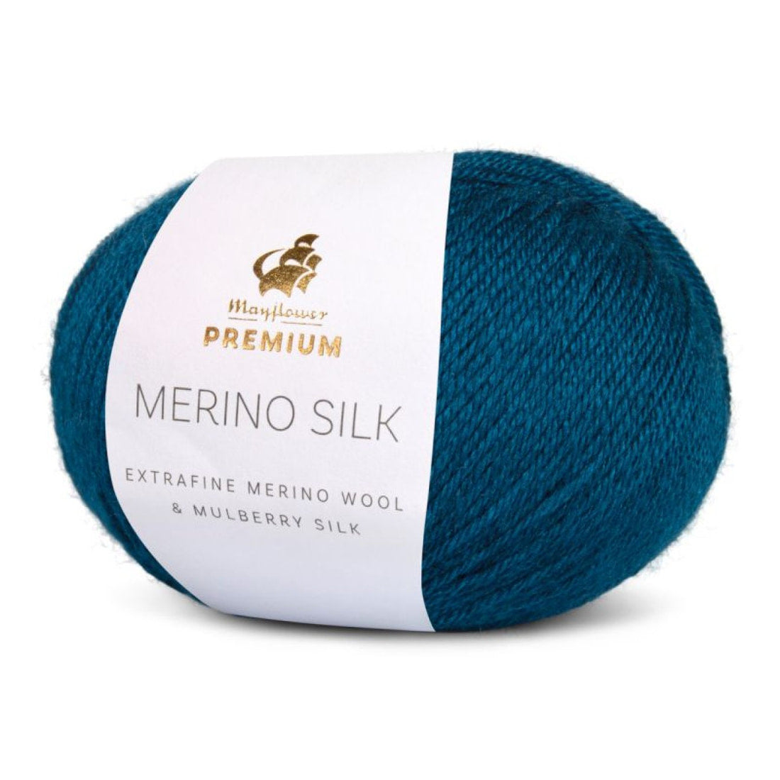 Premium Silk Merino von Mayflower | 25g – 010 tiefseeblau