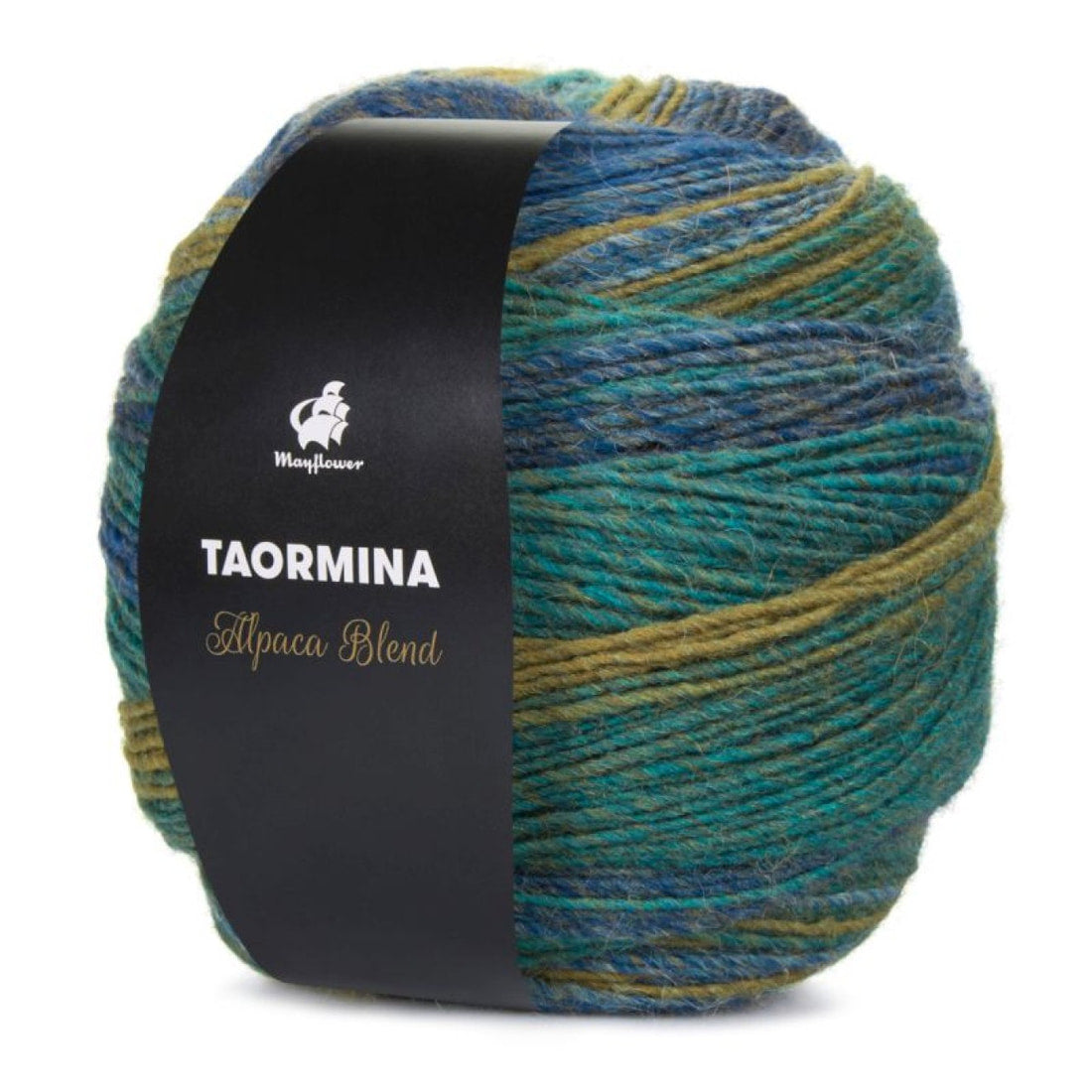 Taormina von Mayflower | 200g – 011 grün/jeansblau/senf/marineblau