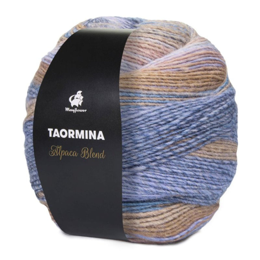 Taormina von Mayflower | 200g – 014 kamelbraun/himmelblau/taubenblau/sand