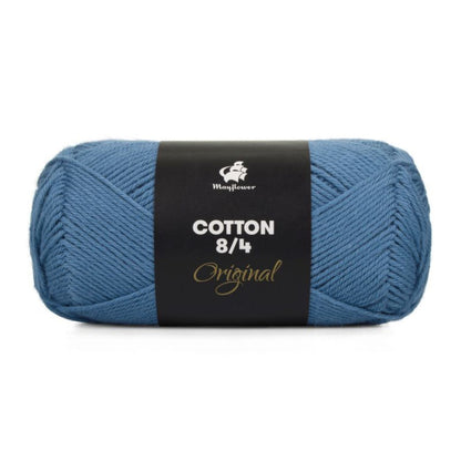 Cotton 8/4 von Mayflower | 50g – 14111 dunkles taubenblau