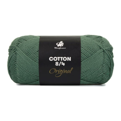 Cotton 8/4 von Mayflower | 50g – 14124 dunkles olivgrün