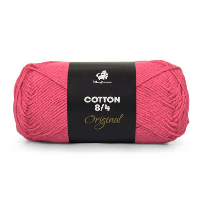 Cotton 8/4 von Mayflower | 50g – 14133 dunkles flamingorosa