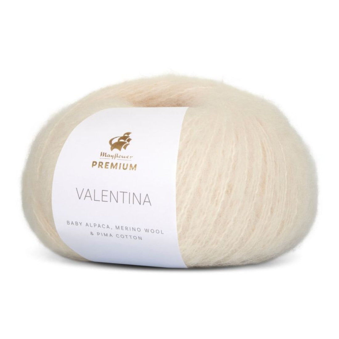Premium Valentina von Mayflower | 50g – 001 sahne