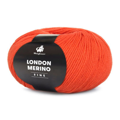 London Merino Fine von Mayflower | 50g – 044 mandarine