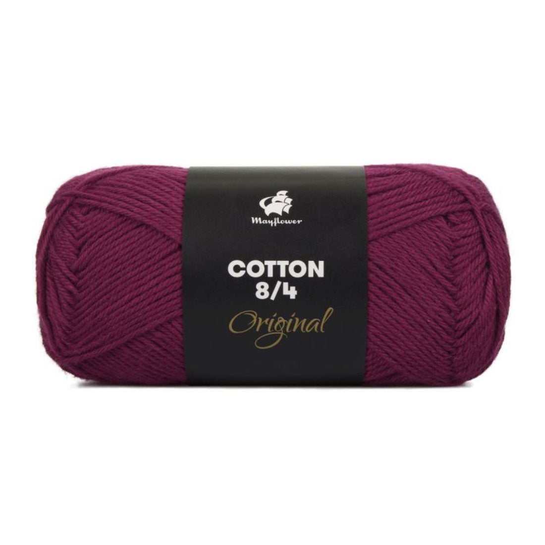 Cotton 8/4 von Mayflower | 50g – 14142 weinrot