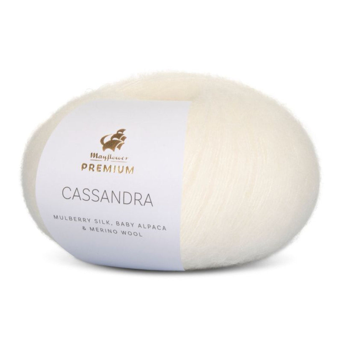 Premium Cassandra von Mayflower | 25g – 001 schneeweiß