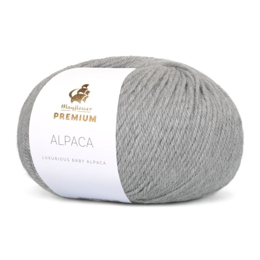 Premium Alpaca von Mayflower | 50g – 010 graue melange