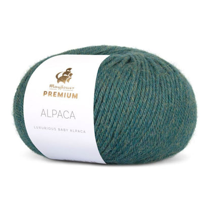 Premium Alpaca von Mayflower | 50g – 025 dunkles eukalyptusgrün