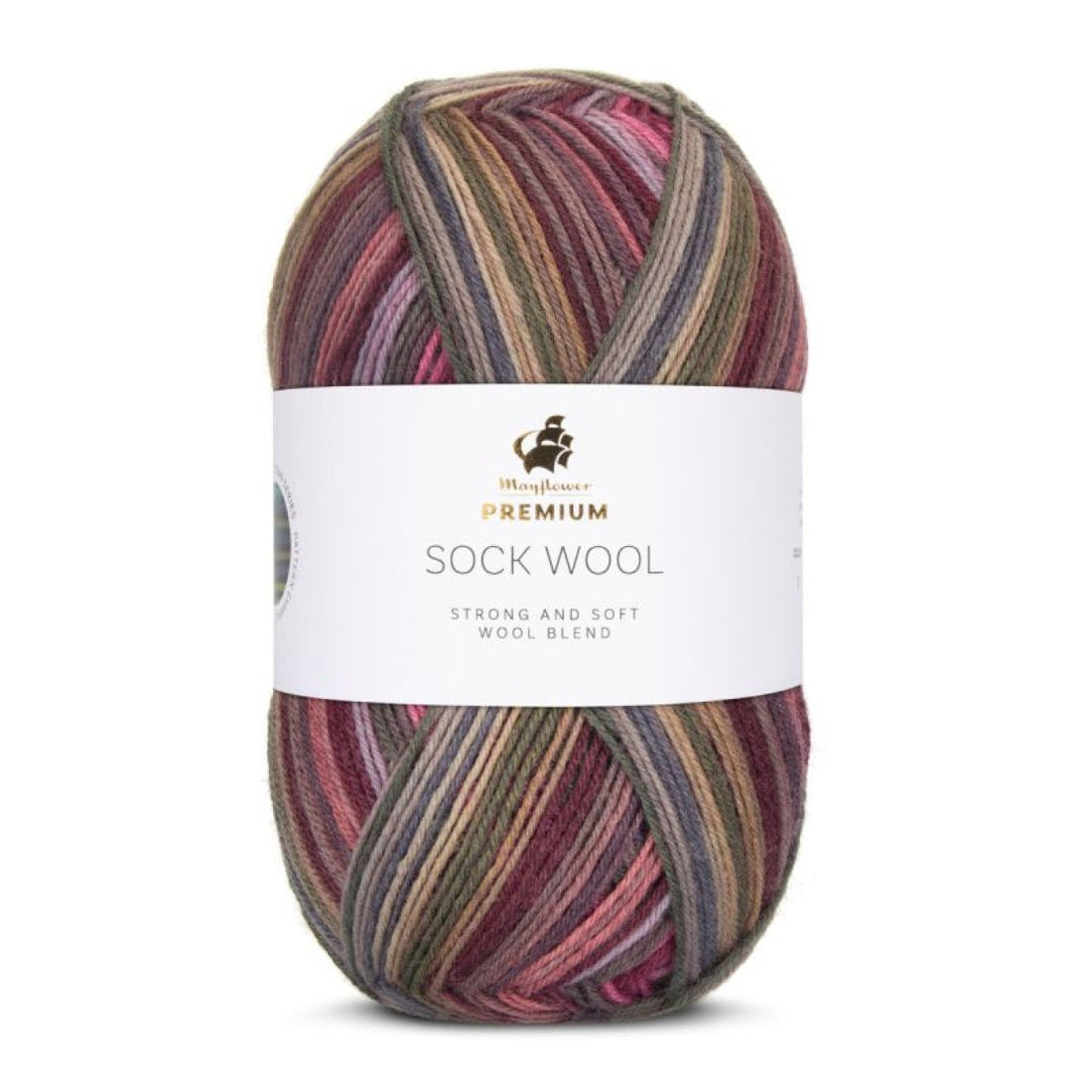 Premium Sock Wool Ocean von Mayflower | 100g – 002 das rote meer