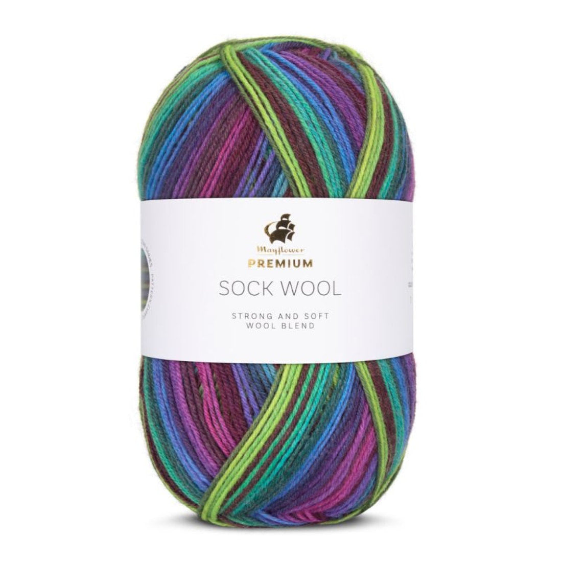 Premium Sock Wool Ocean von Mayflower | 100g – 003 skagerak