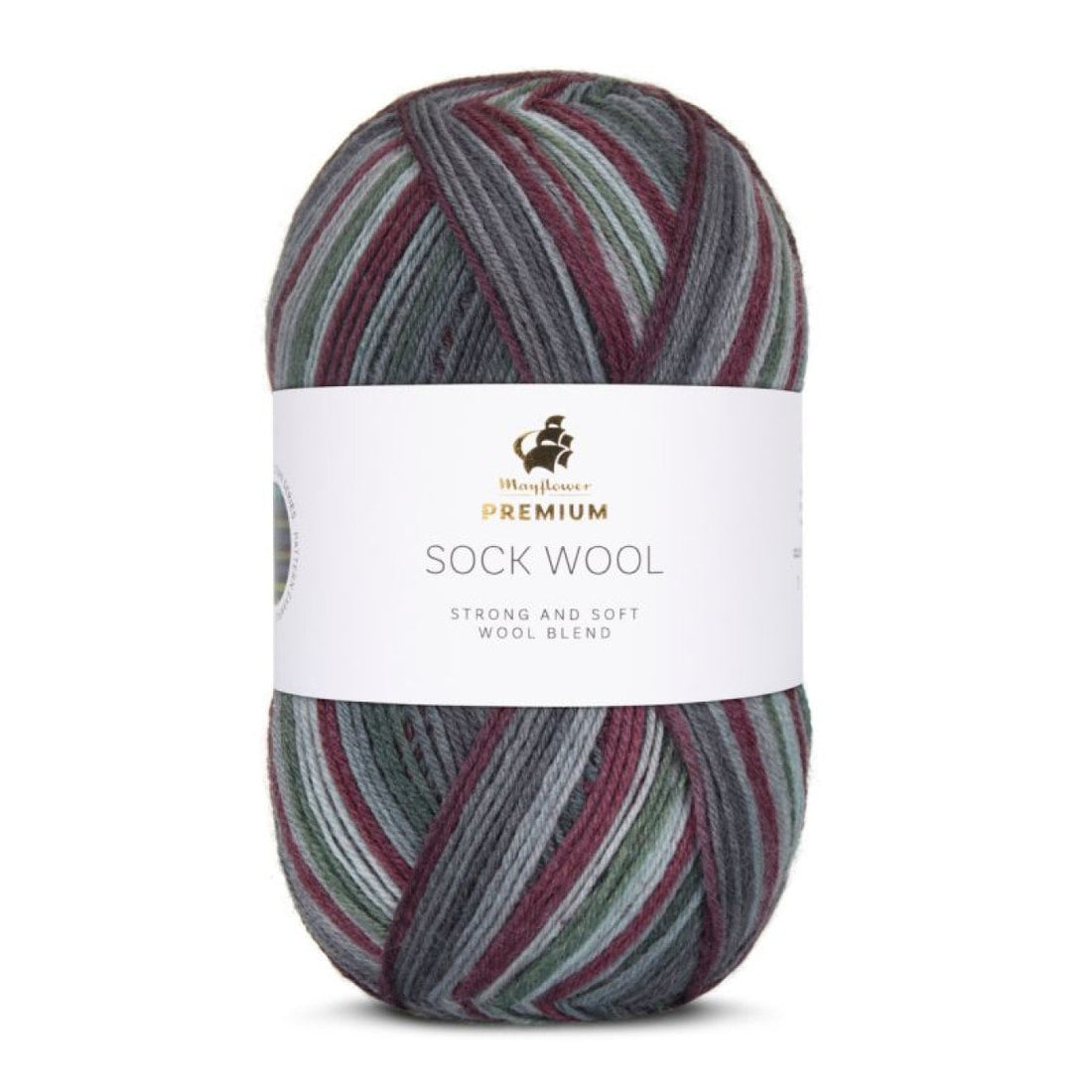 Premium Sock Wool Ocean von Mayflower | 100g – 008 nordsee