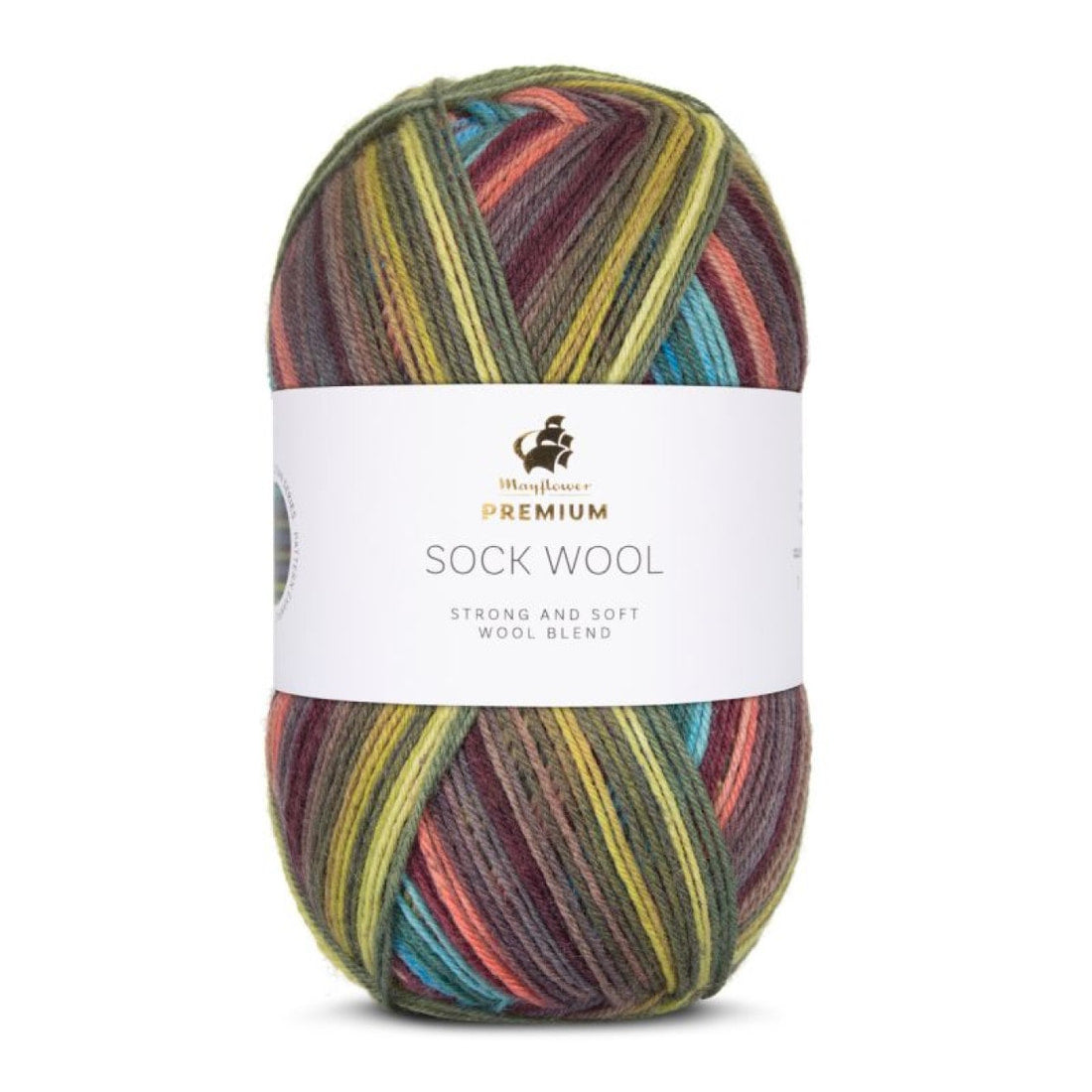 Premium Sock Wool Ocean von Mayflower | 100g – 009 kattegat