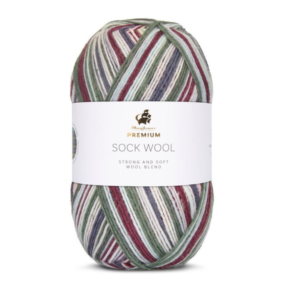 Premium Sock Wool Ocean von Mayflower | 100g – 010 arktischer ozean