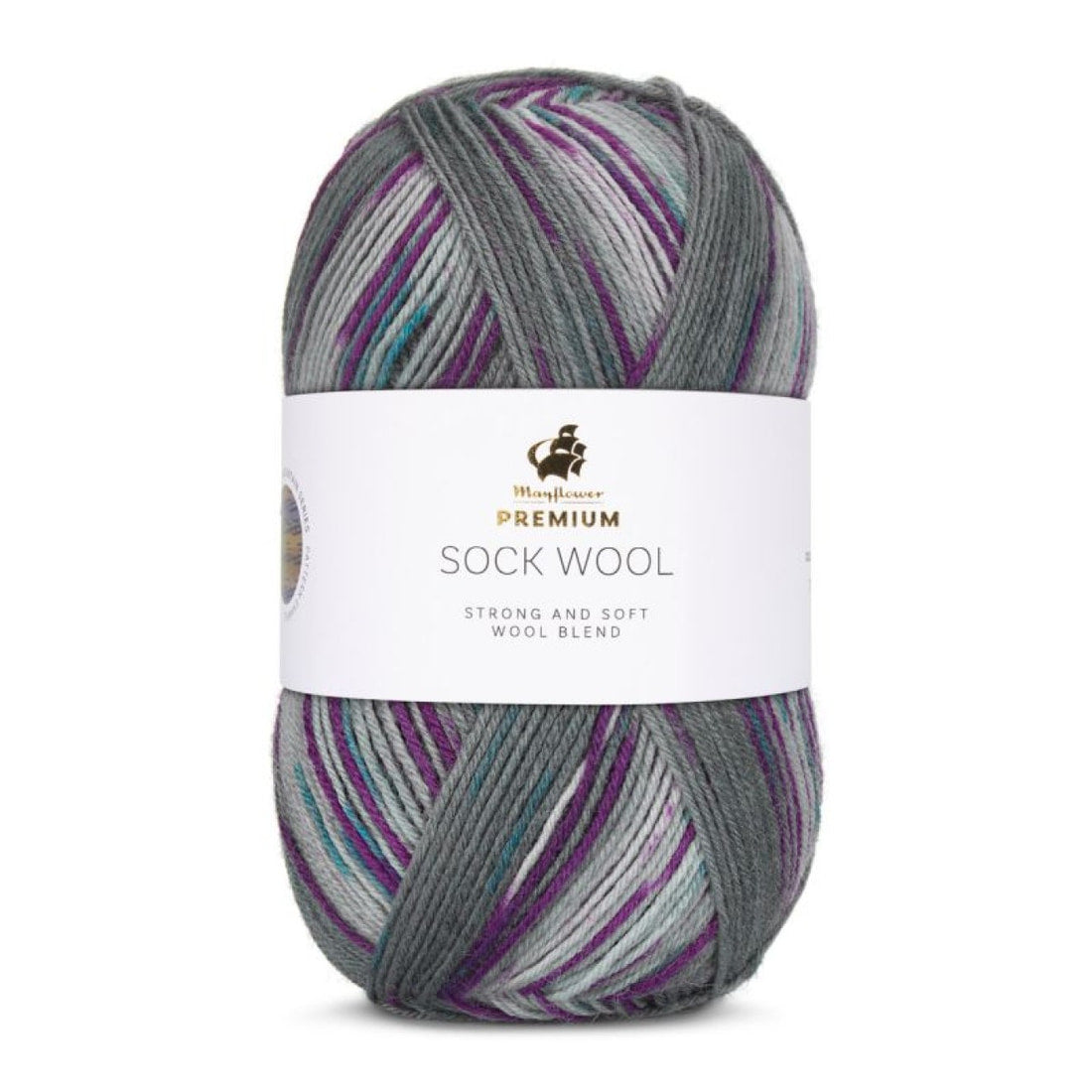Premium Sock Wool Mountain von Mayflower | 100g – 001 kaukasus