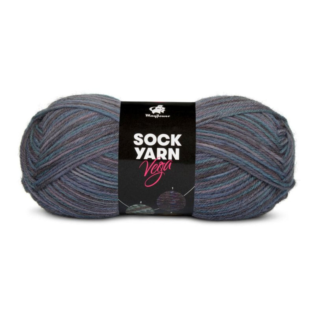 Sock Yarn Vega von Mayflower | 50g – kornblume schiefer/jeans