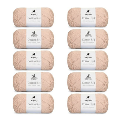 ANYDAY Cotton 8/4 von Mayflower | 10 × 50g – 004 sand