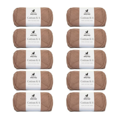 ANYDAY Cotton 8/4 von Mayflower | 10 × 50g – 005 latte