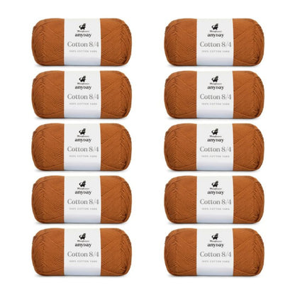 ANYDAY Cotton 8/4 von Mayflower | 10 × 50g – 019 rost