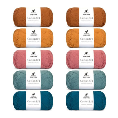 ANYDAY Cotton 8/4 Colorbag von Mayflower | 10 × 50g – 005 colorbag
