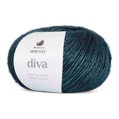 ANYDAY Diva von Mayflower | 50g – 011 petrol