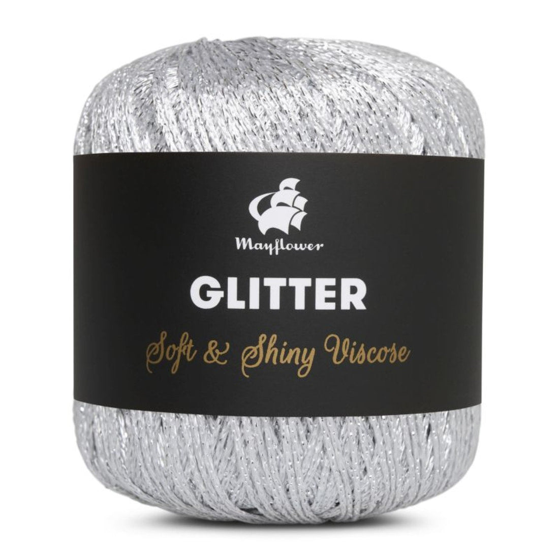 Glitter von Mayflower | 25g – 002 weiß/silber