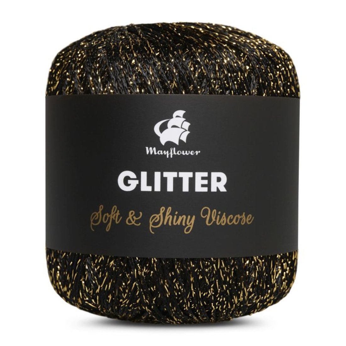 Glitter von Mayflower | 25g – 007 schwarz/gold