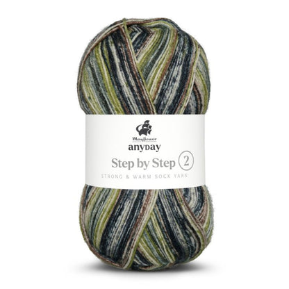 ANYDAY Step By Step 2 von Mayflower | 100g – 003 grau/schwarz/braun/grün