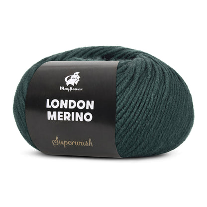 London Merino von Mayflower | 50g – 046 dunkel armygrün