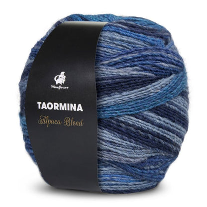 Taormina von Mayflower | 200g – 023 mitternacht/himmelblau/hellgrau/dunkelgrau