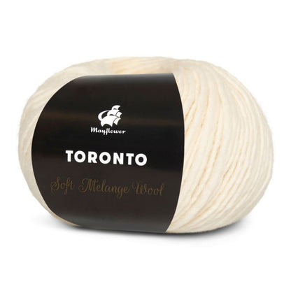 Toronto von Mayflower | 50g – col. 001 elfenbein