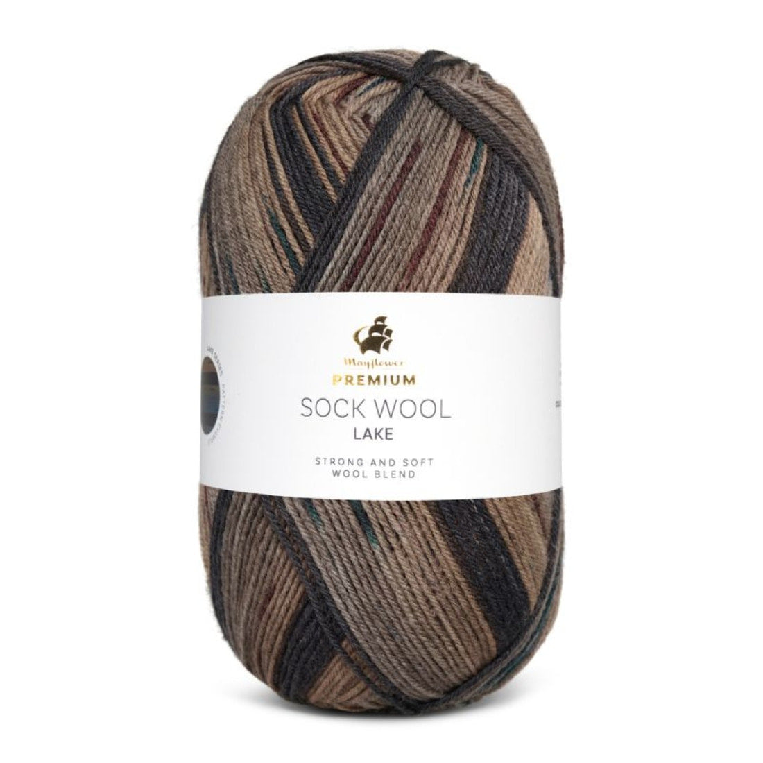 Premium Sock Wool Lake von Mayflower | 100g – col. 002 balaton