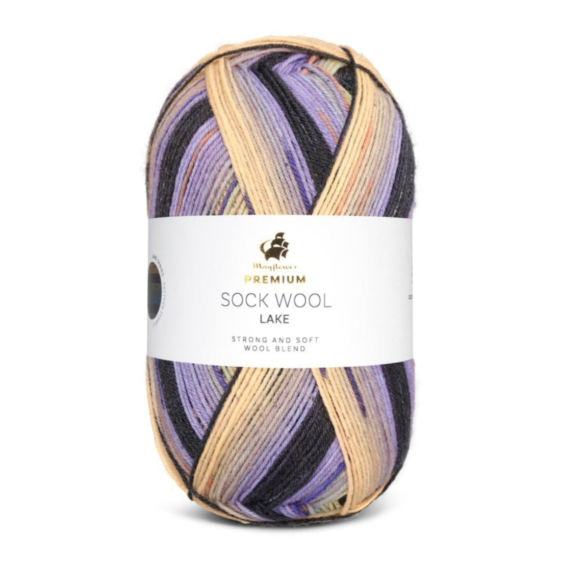 Premium Sock Wool Lake von Mayflower | 100g – col. 003 como