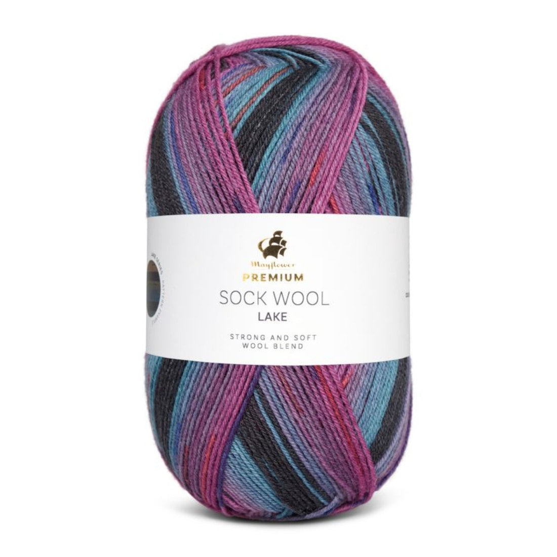 Premium Sock Wool Lake von Mayflower | 100g – col. 004 victoria