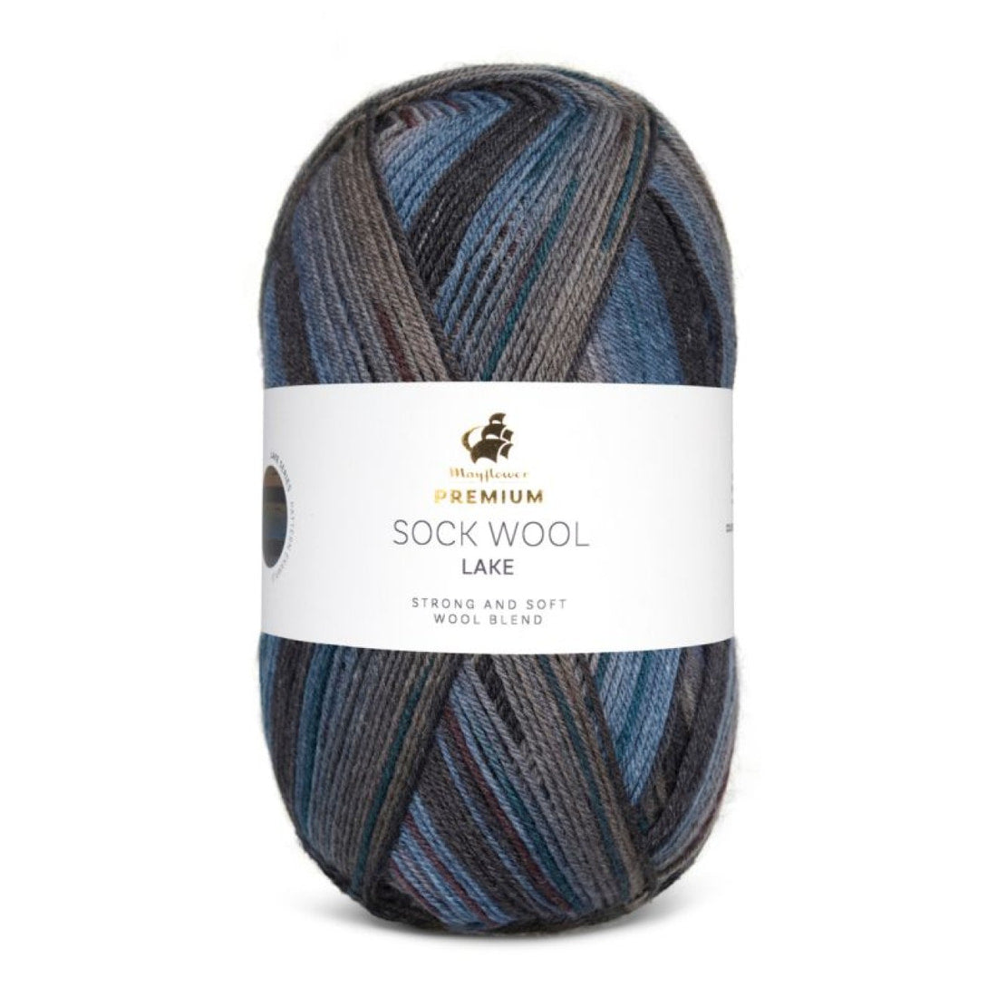 Premium Sock Wool Lake von Mayflower | 100g – col. 006 loch lomond