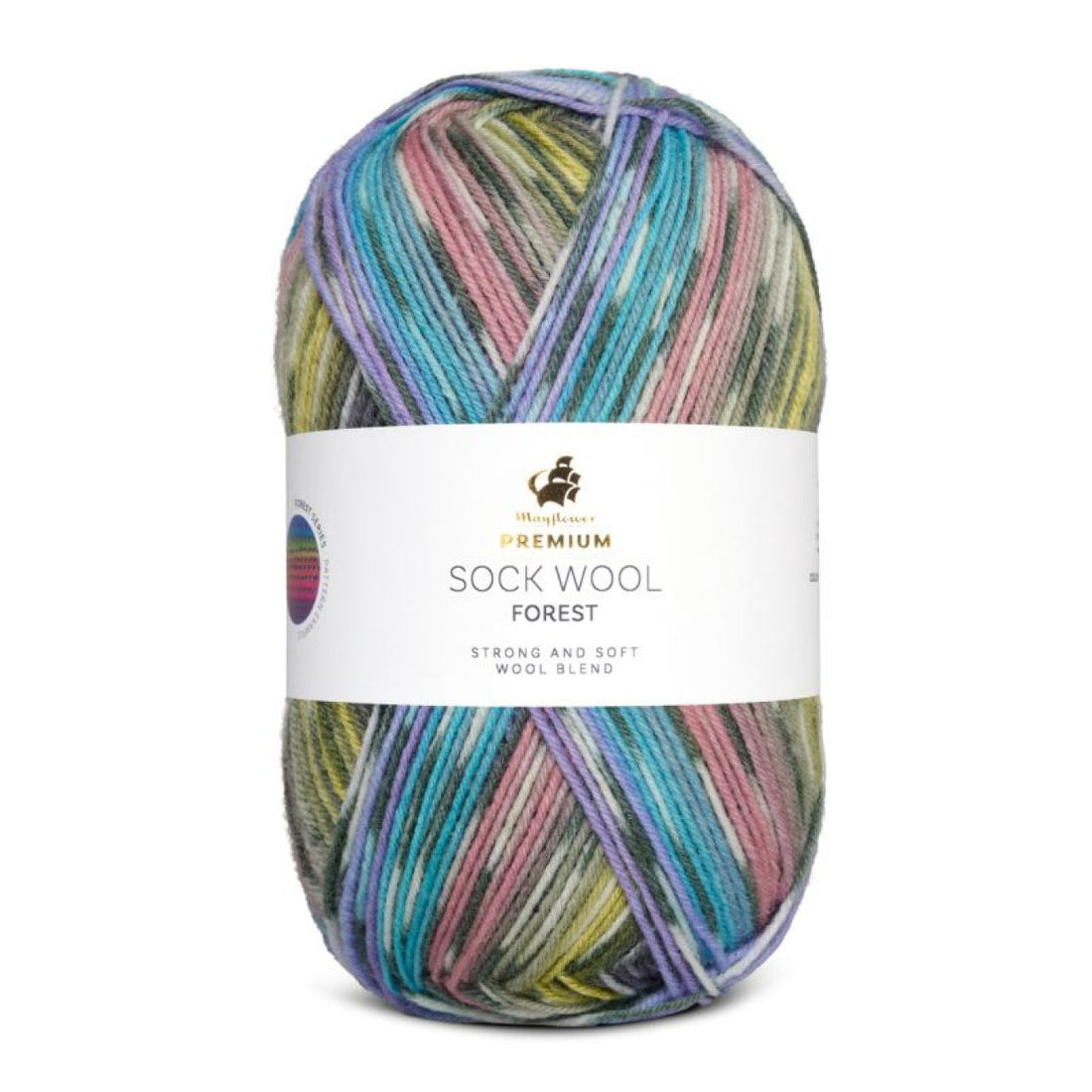 Premium Sock Wool Forest von Mayflower | 100g – col. 003 sherwood