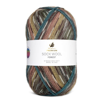 Premium Sock Wool Forest von Mayflower | 100g – col. 004 rold skov