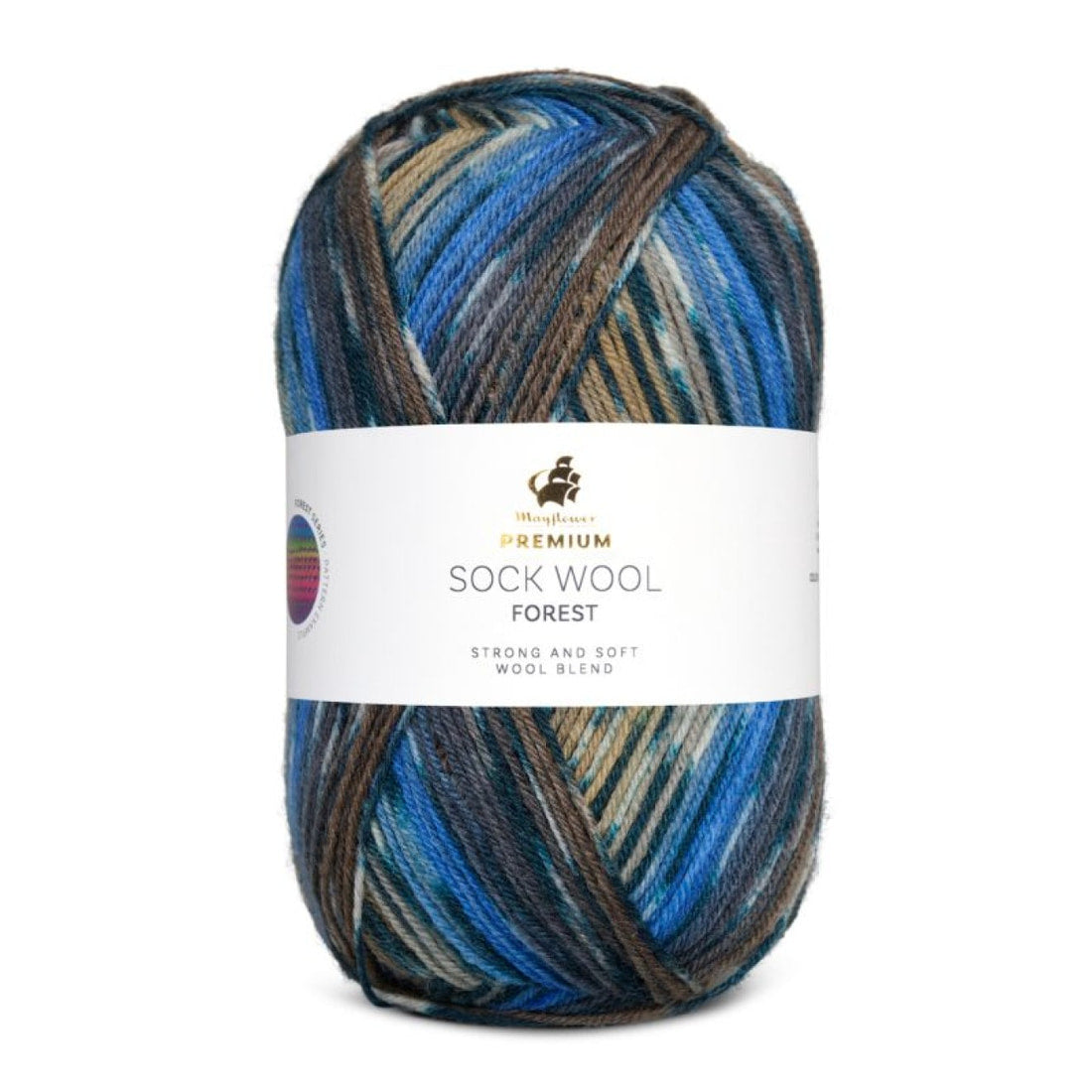 Premium Sock Wool Forest von Mayflower | 100g – col. 006 hallerbos