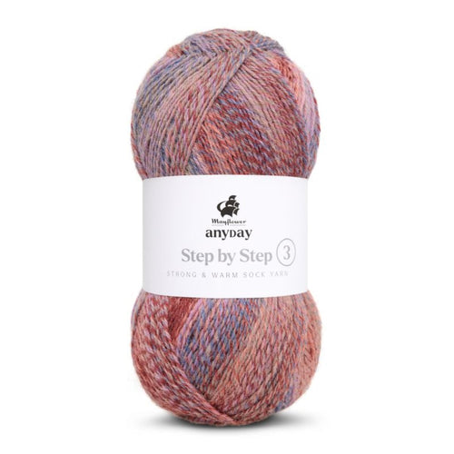 col. 003 rostrot/rosa/kornblume/helllila