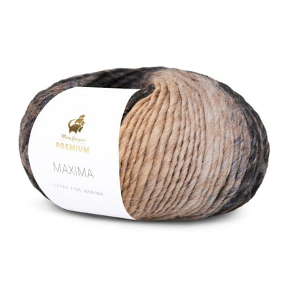 Premium Maxima von Mayflower | 50g – col. 009 camel/tiefes marineblau/schwarz