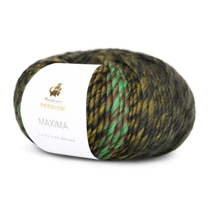 Premium Maxima von Mayflower | 50g – col. 010 schokolade/olive/schwarz/grün