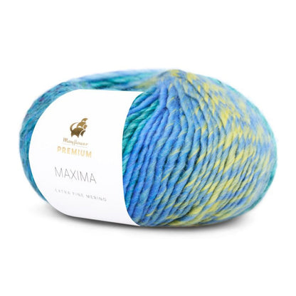 Premium Maxima von Mayflower | 50g – col. 012 türkis/kobaltblau/grün