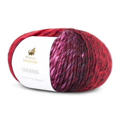 Premium Maxima von Mayflower | 50g – col. 014 rot/bordeaux/pink