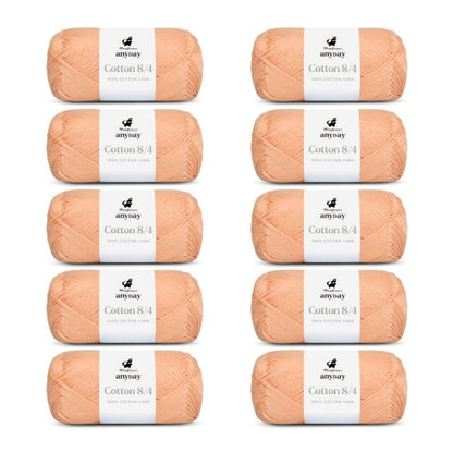 ANYDAY Cotton 8/4 von Mayflower | 10 × 50g – 029 pfirsich