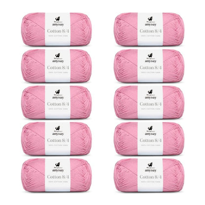 ANYDAY Cotton 8/4 von Mayflower | 10 × 50g – 031 rosa