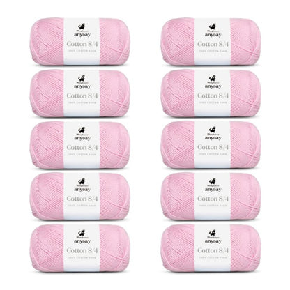 ANYDAY Cotton 8/4 von Mayflower | 10 × 50g – 032 pastellrosa